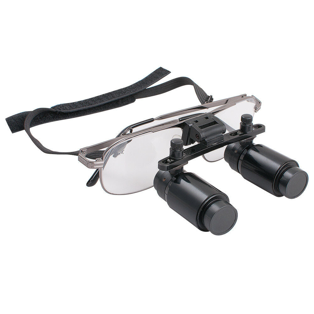 Dental Surgical Medical Binocular Loupes 2.5X 420mm Optical Glass Loupe  with Metal Frame