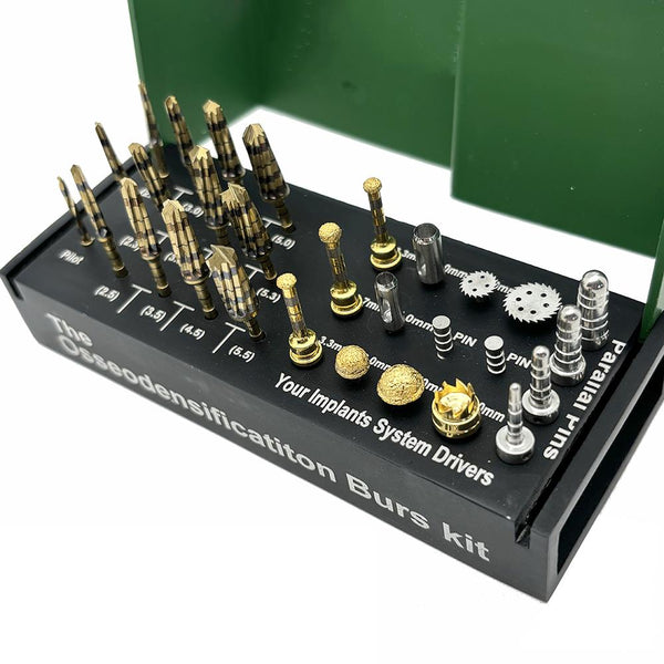 29 Piece Dental Bone Densification Drill Set Ridge Expansion Bone Cutting Kit Tools