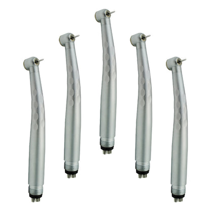 5pcs 4-Hole Dental High Speed Handpiece Standard Push Button 3-Way Spray