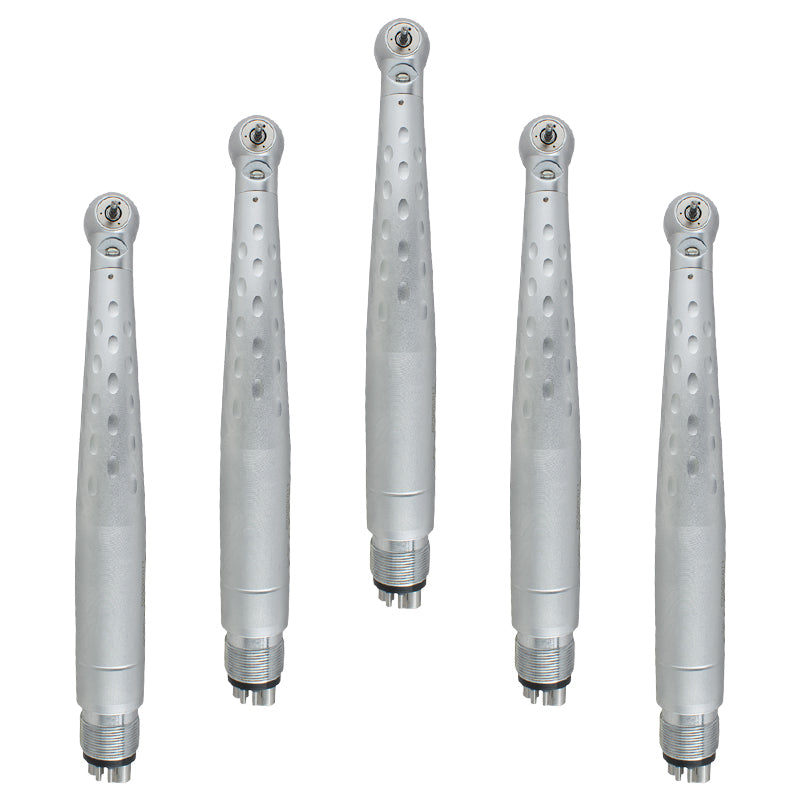 5pcs 4 Hole Dental High LED Handpiece 3 Water Spray