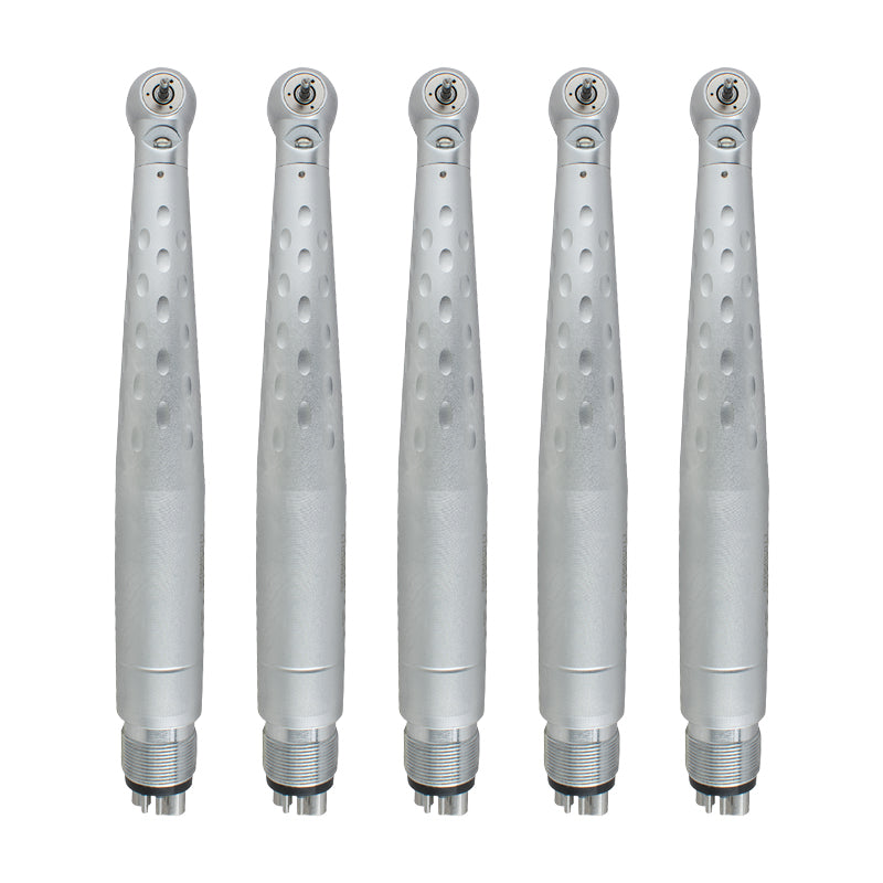 5pcs 4 Hole Dental High LED Handpiece 3 Water Spray