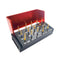 15pcs Dental Diamond Bur Drill Bit Gold Veneer Bur Set