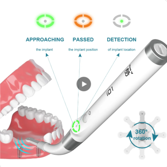 ID1 Implant Locator Accurate Cross-Scanning Spot Screwdriver Detector Tool