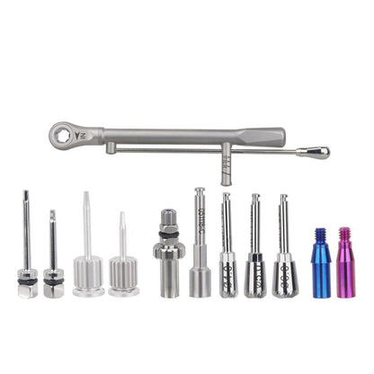 Dental bone edge trimmer complete set of dental implant multi-unit screwdriver