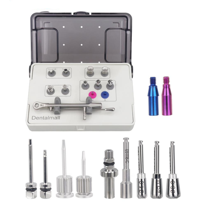 Dental bone edge trimmer complete set of dental implant multi-unit screwdriver