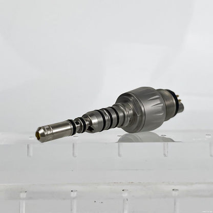 2-hole 4-hole 6-hole dental quick connector with LED connector for fiber optic high-speed handpieces