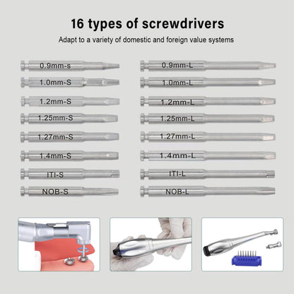 1 Set Dental Implant Tool Restorer Adjustable Universal Implant Torque Wrench 5N-35N