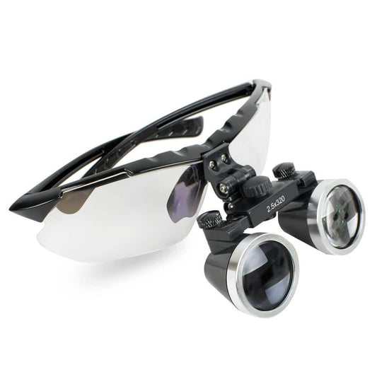 Dental Surgical Medical Binocular Loupes 2.5X 320mm Optical Glass Loupe