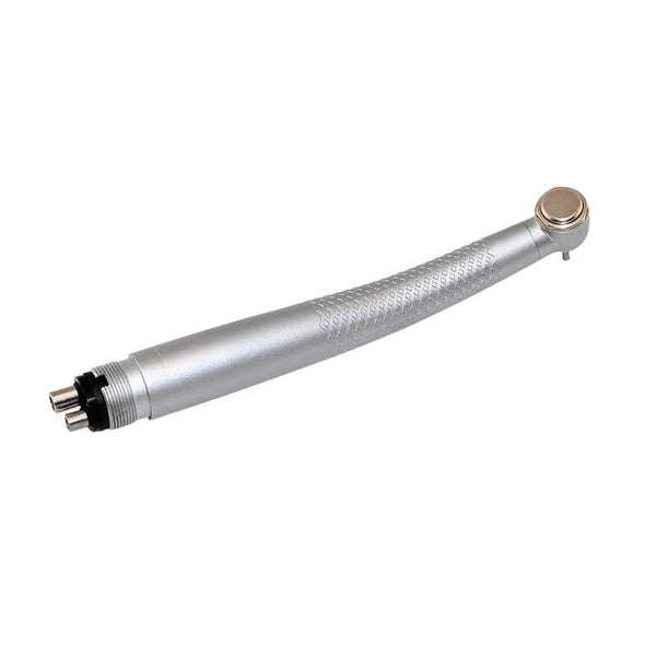 4-Hole Dental High Speed Handpiece Knurled Large Torque Push Button 3 Water Spray