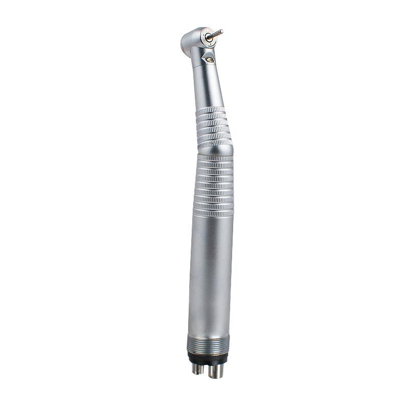 Pieza de mano LED dental de 4 agujeros Pulsador estándar Pieza de mano de alta velocidad de 3 vías