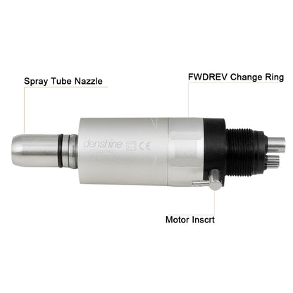 Motore pneumatico per manipolo a bassa velocità dentale a 4 fori