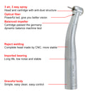 Dental High Speed Handpiece LED Fiber Optic With Quick Coupling For Dentist