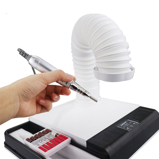 3-in-1 Drill Machine & Vacuum Cleaner Polisher with LED Lamp