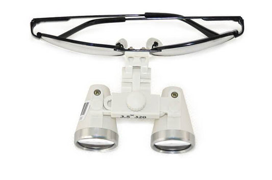 Dentist Dental Surgical Medical Binocular Loupes 3.5X 320mm Optical Glass Loupe