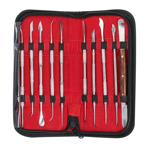 Dental Lab Edelstahl Kit Wax Carving Tool Set Instrument