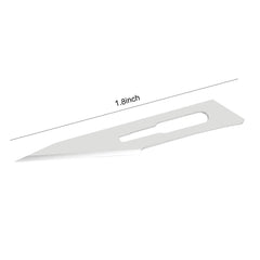 100 pièces Lames de scalpel en acier inoxydable chirurgical Lame de couteau 11 #
