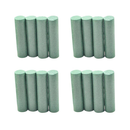 100 PCS Silicone Rubber Points Polishing Pillar Wheels