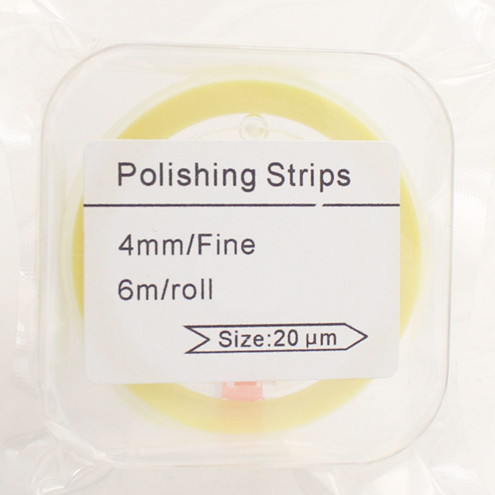 Dental Polijststrips Tand Polijstmachine voor Tanden Schuren Slijpen 4mm * 6M Fijn/Medium/grof