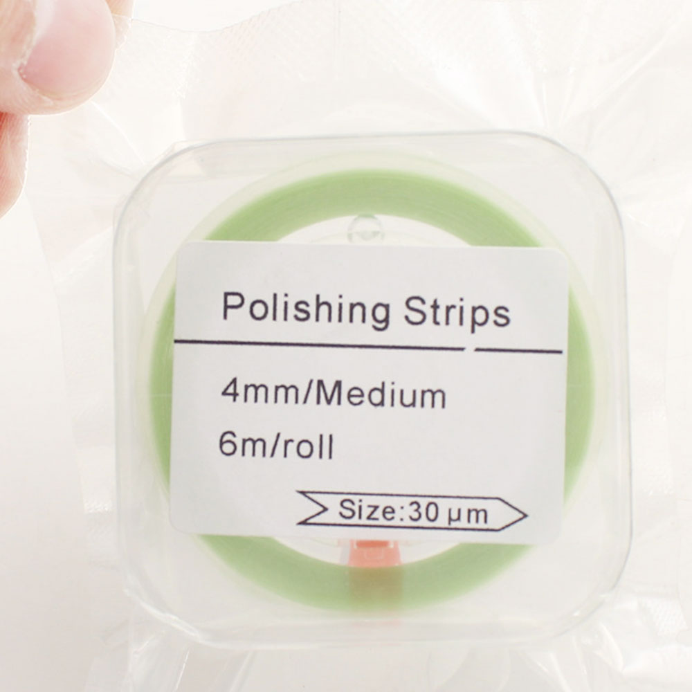 Dental Polijststrips Tand Polijstmachine voor Tanden Schuren Slijpen 4mm * 6M Fijn/Medium/grof