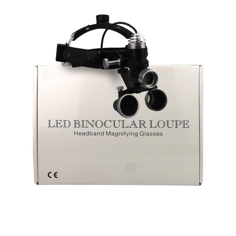 Dental Loupes Dental Magnifier Headlamp High LED Light  Adjustable Medical Operation 5W Surgical Loupes