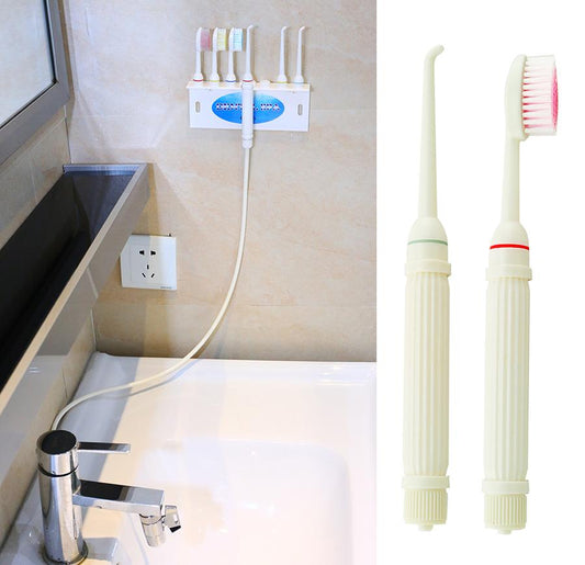 Munddusche Gum Dental SPA Wasserstrahl Flosser Zahnseide Zahnbürsten-Sets