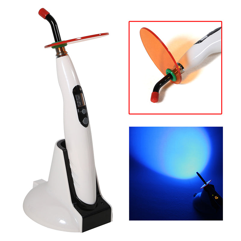 Dental Fiber Wireless LED Curing Light Lamp Four Modes