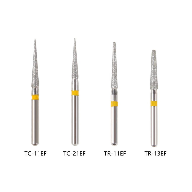 Dental Diamond Burs For High Speed Handpiece Friction Grip FG 1.6mm Bur 5Pcs/Box 42Types