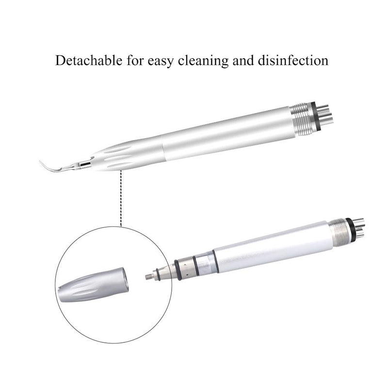 Dental Ultrasonic Air Scaler With 3 Tips Teeth Cleaning 2/4 Holes Handpiece