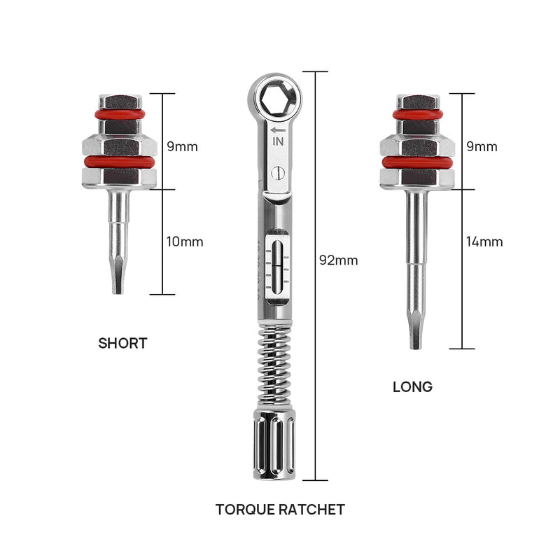 Kit de cliquet pour clé dynamométrique pour implant dentaire