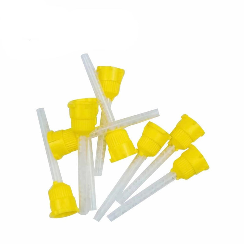 50 PCS Disposable Silicone Rubber Mixing Head Dental Material Mixing Head