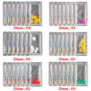 Dental Endo Root Canal Super Rotary Endodontic Niti Files Engine Use E1-NX 19/25mm 6pcs/pack