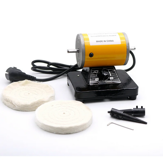 Laboratory Dental Grinder: 200W Mini Polishing Machine with Quiet Motor