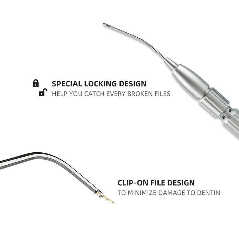 1 Set Dental File Extractor Removal System Kit