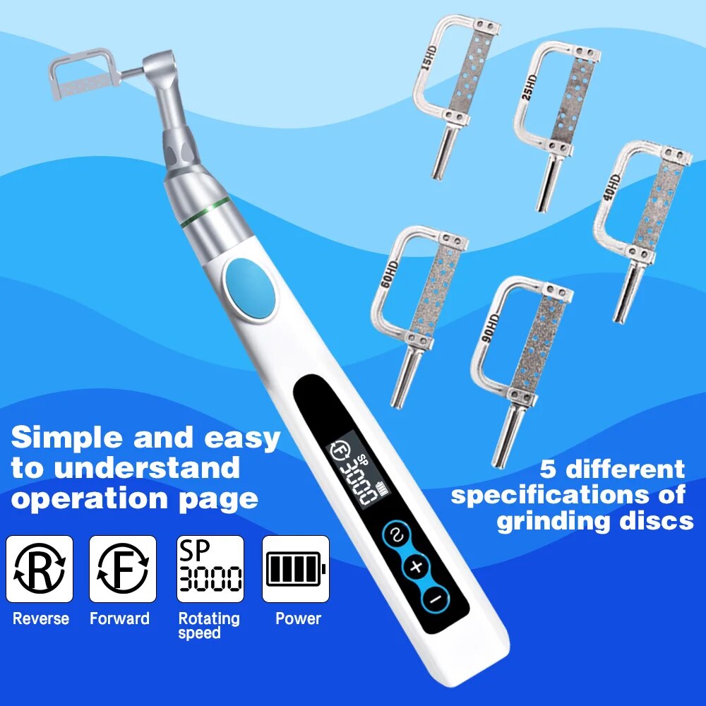 Wireless Dental IPR System with Electric Orthodontic Motor and Type-C Charging Port for Dental Practices