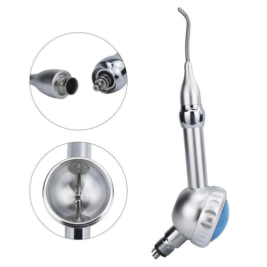 2holes 4holes Dental Air Polisher Abrasion Master Water Spray Sandblaster Air Flow