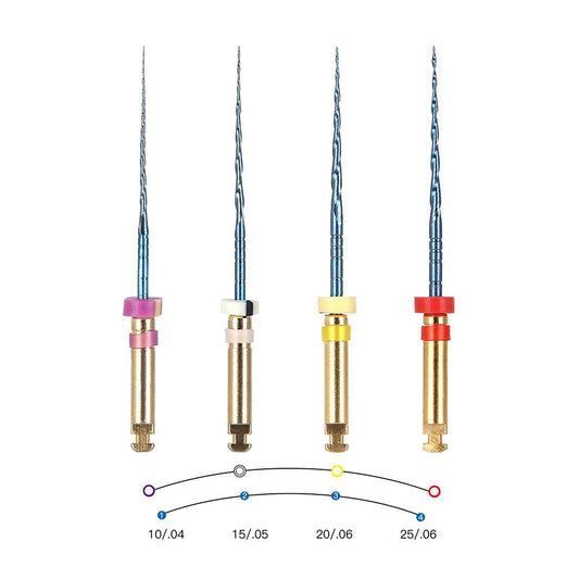 Engine Use NiTi Rotary File Endo Root Canal Instruments Universal