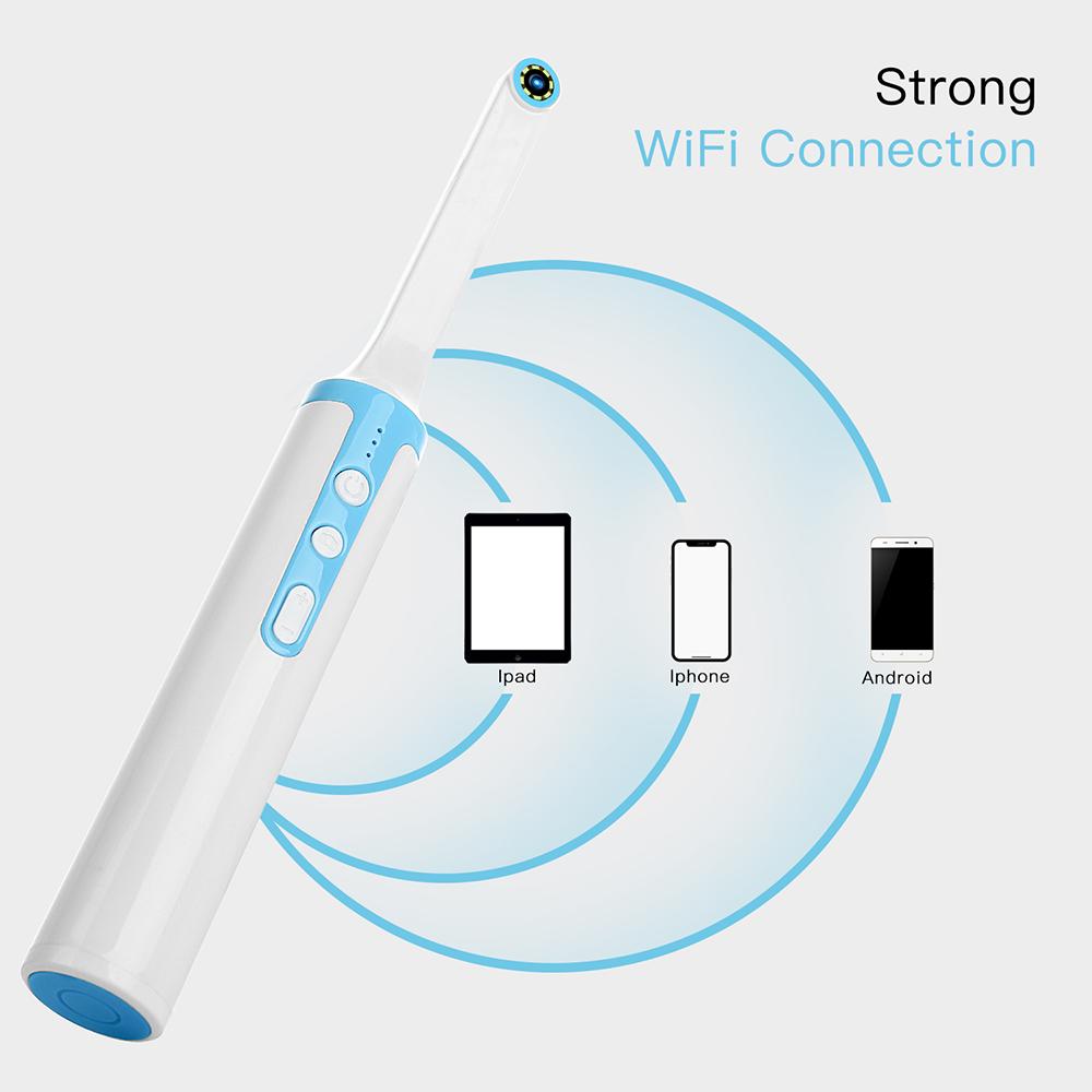 Caméra intra-orale dentaire WiFi HD sans fil