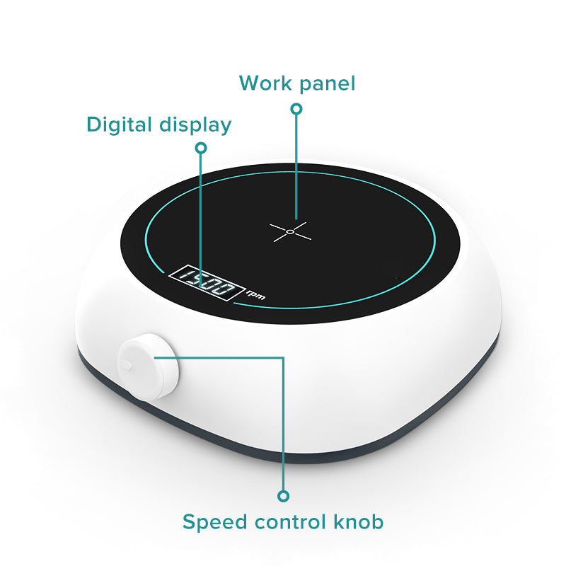 Attrezzatura da laboratorio con miscelatore magnetico con display digitale 110-220V con barra di agitazione