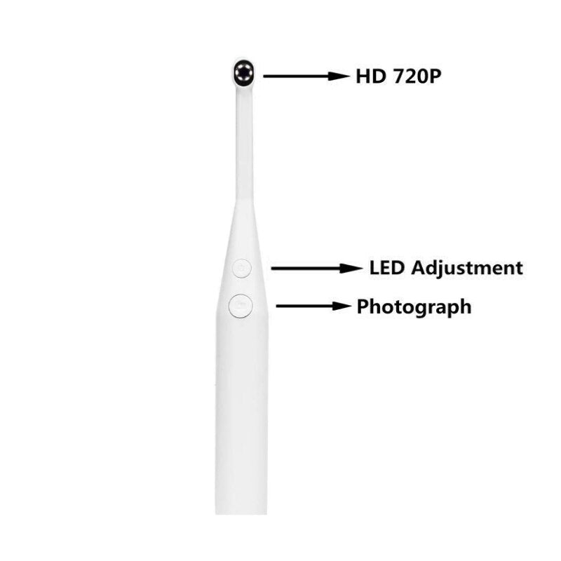 Inspección de dientes dentales Cámara intraoral Detector oral de mano HD