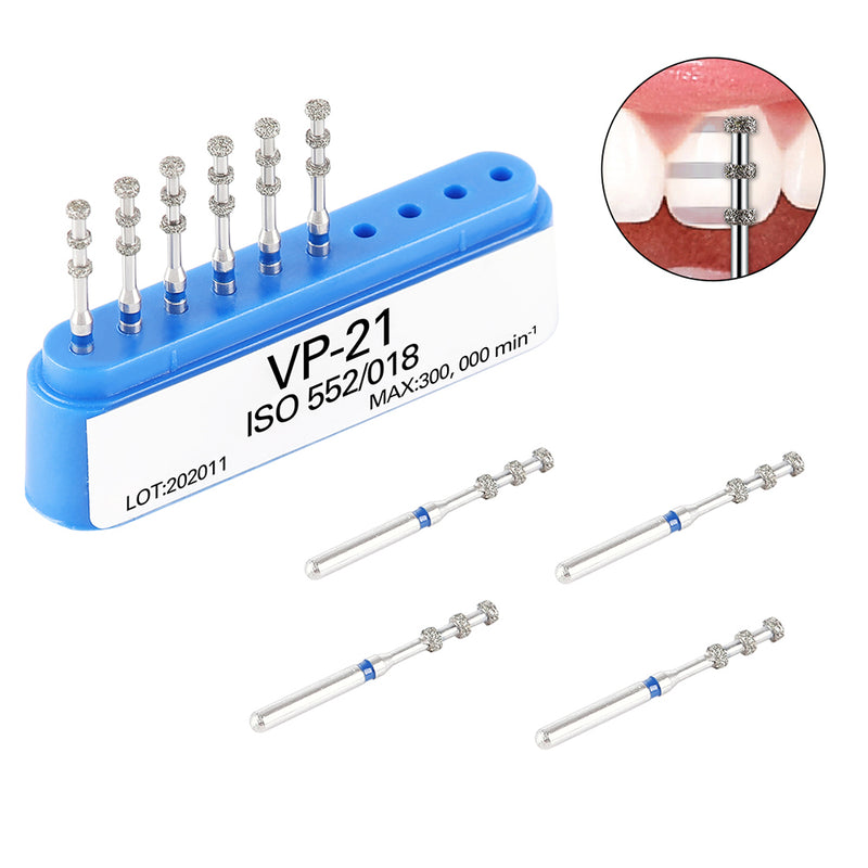 Dental Diamond Burs Medium Grit Depth Marking  For High Speed Handpiece