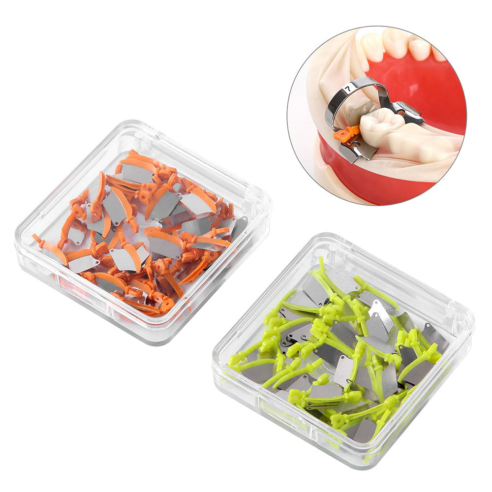 50 Stück/Box Dental Prime Teeth Interproximaler Kunststoffkeil mit Schutz