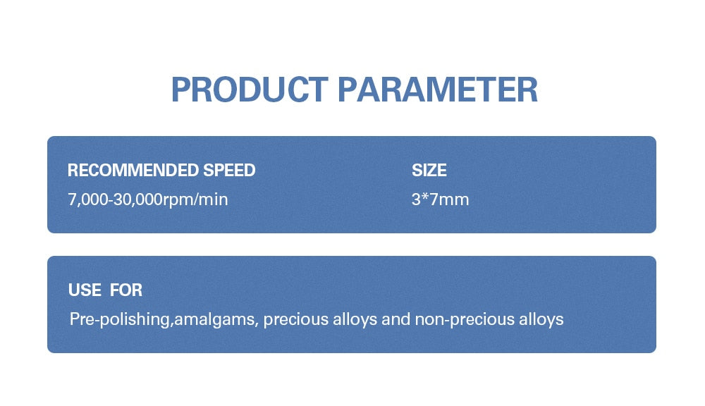 12 pz/scatola Dentale In Silicone Polacco Abrasivo