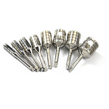 8 Pcs Dental Implant Bone Trephine Drills Kit