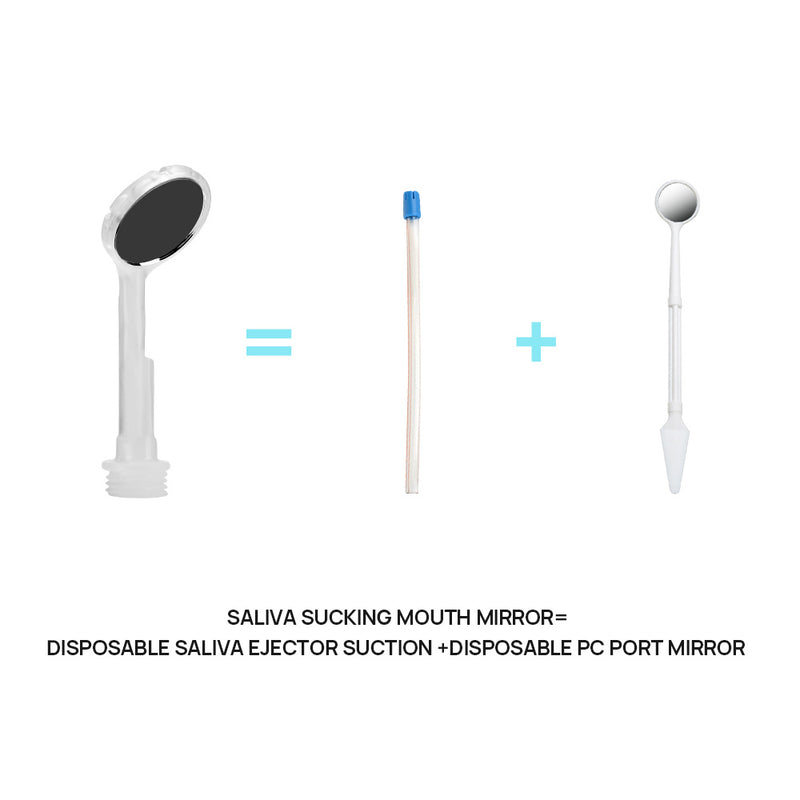 Disposable Saliva Suction Mirror Set